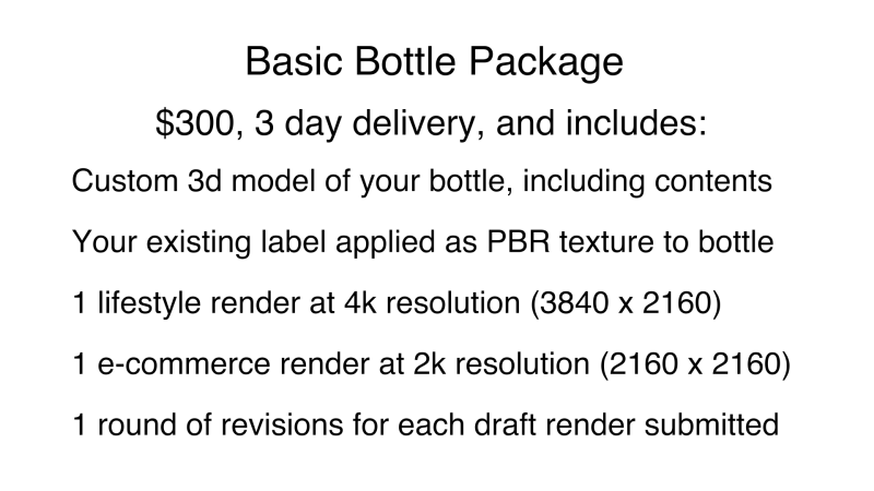 Basic Bottle Package